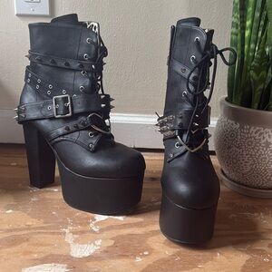 Demonia Torment Platform Goth Heels